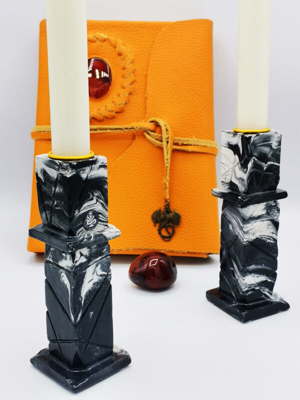 Aurora Kerzenhalter Duo-Set (seidenglanz)